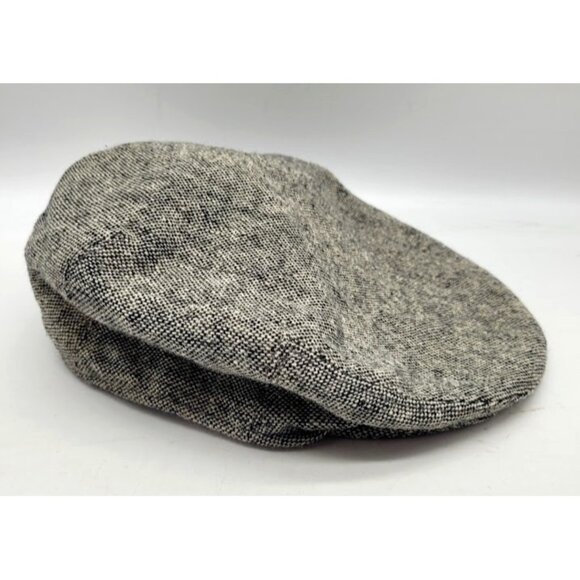 VTG XL Kangol Heritage Tweed Flat Cap Hat Cabbie Newsboy Great Britain London - Picture 1 of 7